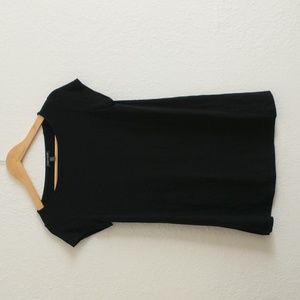 Eileen Fisher Black Lightweight Scoop Neck Tee Size XS